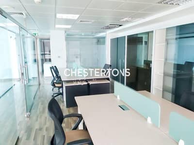 Office for Sale in Jumeirah Lake Towers (JLT), Dubai - 8% Return, Fitted, Partitioned & Furnished Unit