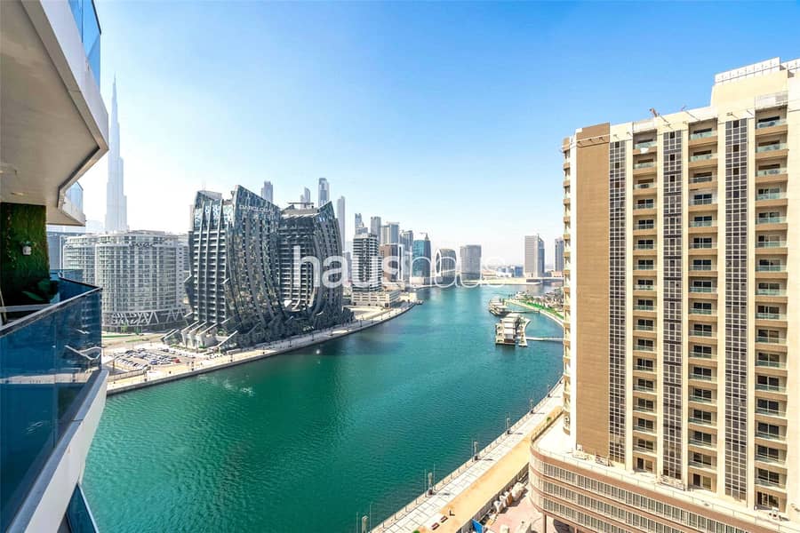 Exclusive | Burj Khalifa + Canal View | Furnished