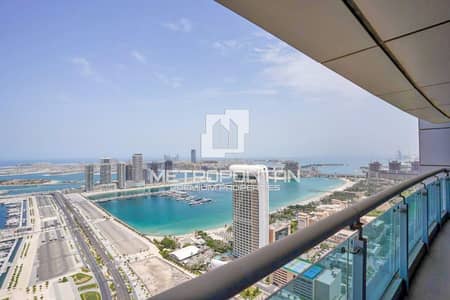 2 Bedroom Apartment for Sale in Dubai Marina, Dubai - Full Sea View | High floor | Vacant Unit