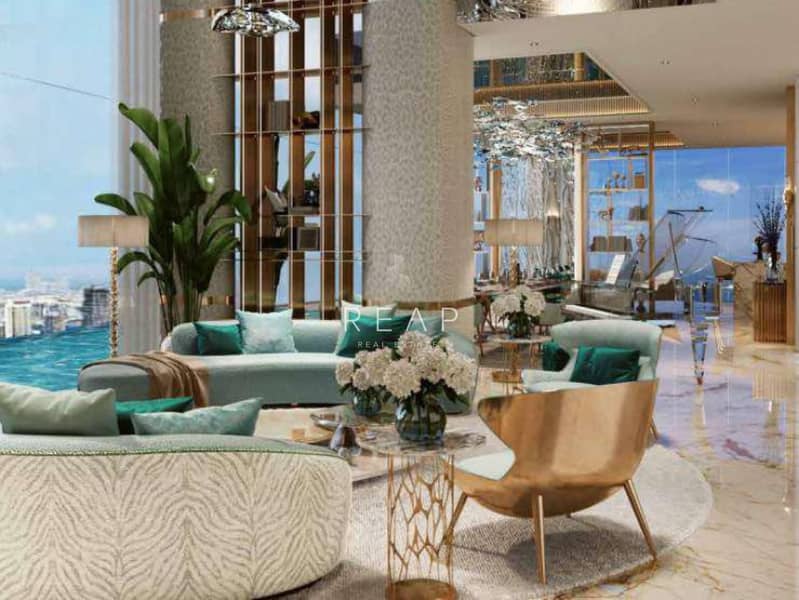 位于迪拜港，卡瓦利达马克海湾综合公寓，DAMAC 海湾大厦 A 座 2 卧室的公寓 6400000 AED - 8500173