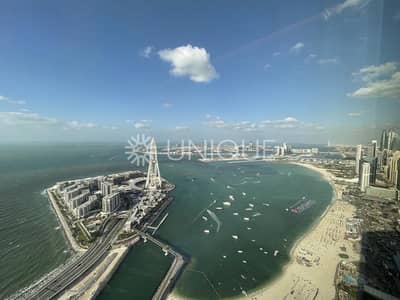 3 Bedroom Apartment for Rent in Jumeirah Beach Residence (JBR), Dubai - High Floor | Sea View | Fully Furnished