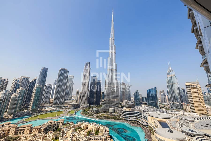 Furnished | Full Burj and Fountain Views