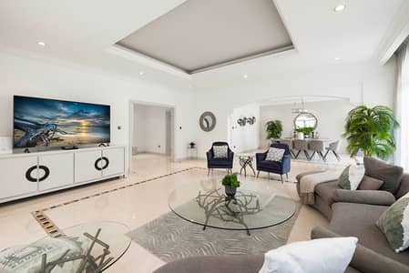 5 Bedroom Villa for Rent in Palm Jumeirah, Dubai - SEA VIEW | 5 BDR | PRIVATE POOL | PRIVATE BEACH