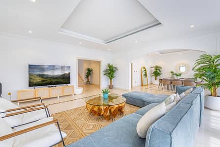 5 Bedroom Villa for Rent in Palm Jumeirah, Dubai - SEA VIEW | 5 BDR | PRIVATE POOL | PRIVATE BEACH
