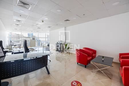 Office for Rent in Barsha Heights (Tecom), Dubai - Fully Fitted and Furnished with Sea View