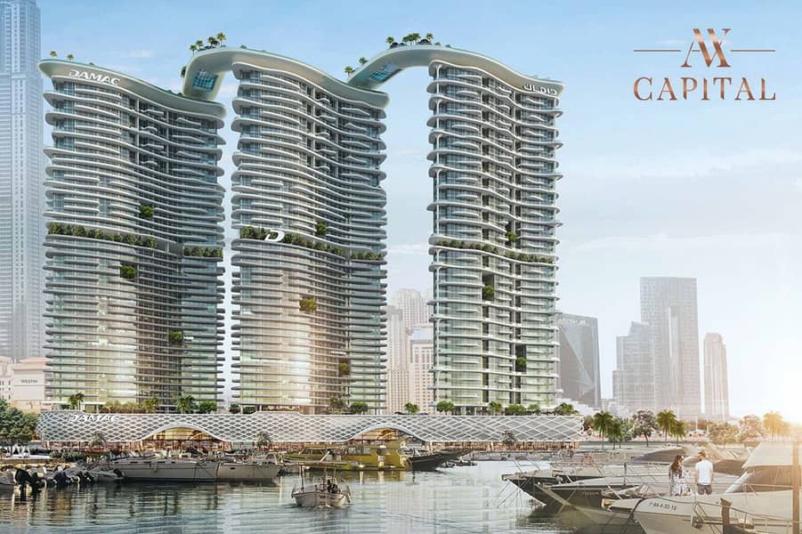 位于迪拜港，卡瓦利达马克海湾综合公寓，DAMAC 海湾大厦 A 座 2 卧室的公寓 5600000 AED - 8537630