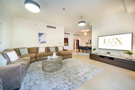 فلیٹ 3 غرف نوم للايجار في جميرا بيتش ريزيدنس، دبي - شقة في امواج 4،أمواج،جميرا بيتش ريزيدنس 3 غرف 260000 درهم - 8435205
