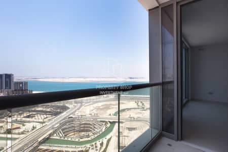 2 Bedroom Apartment for Sale in Al Reem Island, Abu Dhabi - 2-bedroom-meera-residence-al-reem-island-shams-abu-dhabi-balcony-view (1). JPG