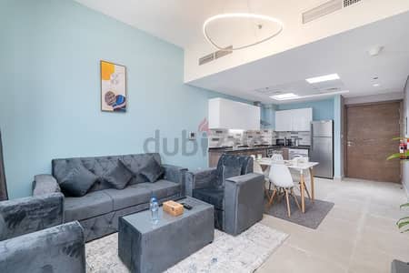 1 Bedroom Flat for Rent in Al Furjan, Dubai - Deal Starts From 28th June ! Chiller Free ! Higher Floor ! 1BHK Furnished Apartment ! No Commission