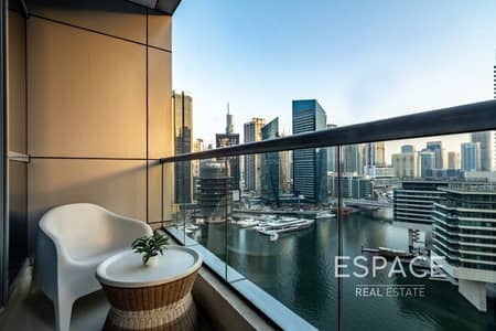1 Bedroom Apartment for Rent in Dubai Marina, Dubai - Unique | Fully Furnished | Marina View