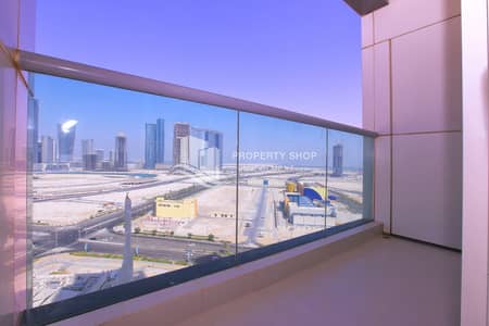 2 Bedroom Flat for Sale in Al Reem Island, Abu Dhabi - 2-bedroom-apartment-al-reem-island-marina-square-marina-heights-2-balcony-1. JPG