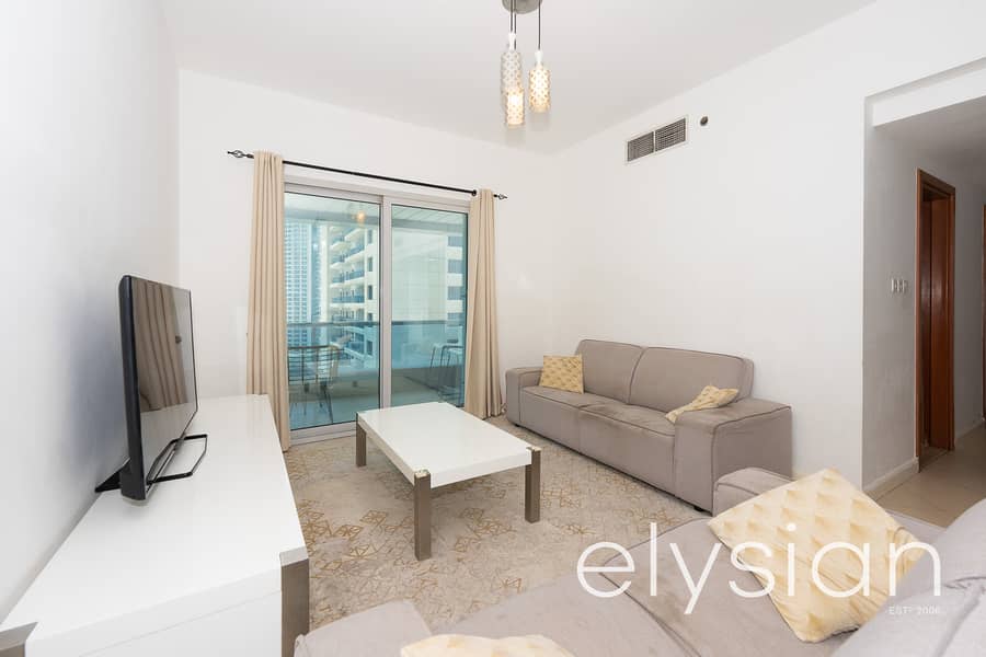 位于迪拜码头，滨海钻石住宅区，滨海钻石1号楼 1 卧室的公寓 110000 AED - 8543353
