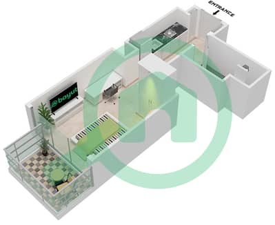 Azizi Riviera 41 - Studio Apartment Unit 1 FLOOR 10 Floor plan