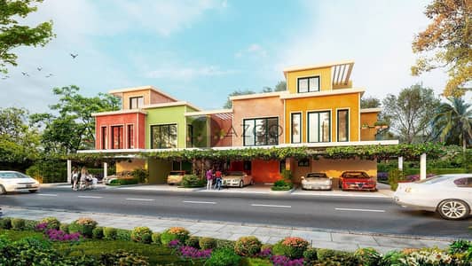 5 Bedroom Townhouse for Sale in DAMAC Lagoons, Dubai - Lagoon Townhouse (5CE-3CM) Portofino - FRONT (1). jpg