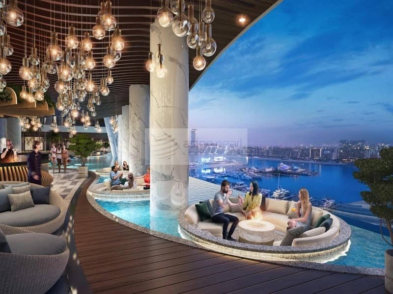 位于迪拜港，卡瓦利达马克海湾综合公寓，DAMAC 海湾大厦 B 座 2 卧室的公寓 4900000 AED - 8546518