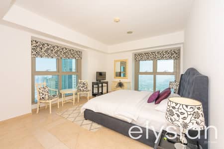 2 Bedroom Apartment for Sale in Dubai Marina, Dubai - Vacant I Sea and Golf Course View I High Floor