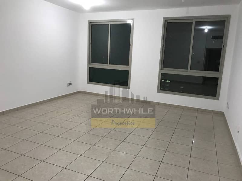 Spacious 3 BR with maid room and fitted wardrobes is for rent only at AED 90K yearly on Salam Street