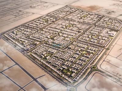 Plot for Sale in Al Shamkha, Abu Dhabi - Single Row | Corner Unit | Park and Street View