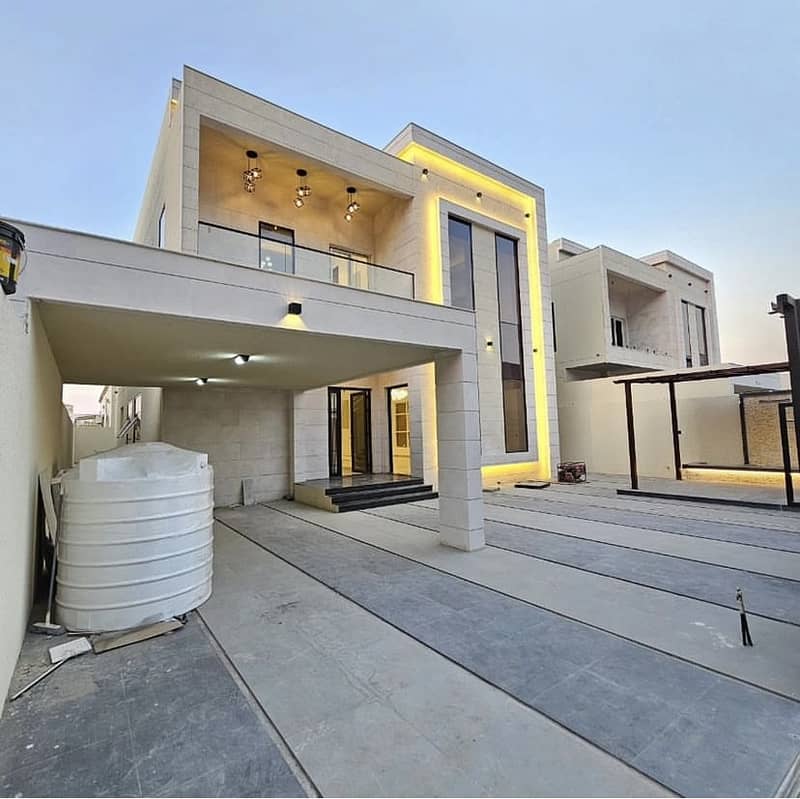 For sale, a new villa in Ajman, Al-Muwayat area