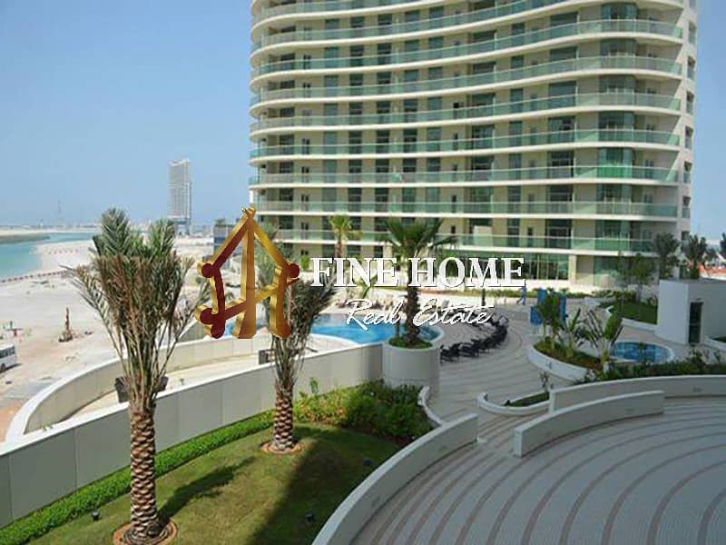 位于阿尔雷姆岛，沙姆斯-阿布扎比，海滩大厦 1 卧室的公寓 1199000 AED - 5031320