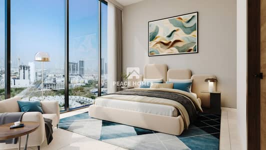 2 Bedroom Apartment for Sale in Jumeirah Village Circle (JVC), Dubai - Large Two Bedroom | Close to Mall | 60/40 PP | High Floor | Fitted | Kitchen appliances| Dubai Marina skyline View.