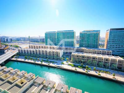 1 Bedroom Apartment for Sale in Al Raha Beach, Abu Dhabi - Partial Canal View | Prime Location| All Amenities