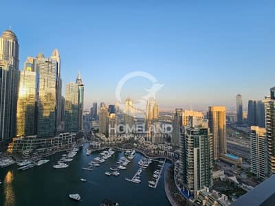 2 Bedroom Apartment for Rent in Dubai Marina, Dubai - Stunning Marina View | 3 Bedroom | On High Floor