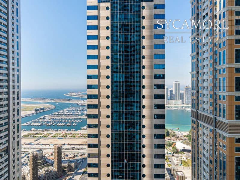 位于迪拜码头，滨海山岭塔楼 1 卧室的公寓 95000 AED - 8561431