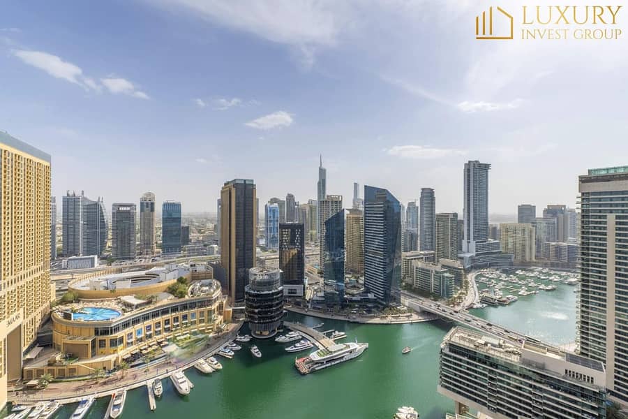 位于迪拜码头，湾区中心，湾区中心西 3 卧室的公寓 3500000 AED - 8561455