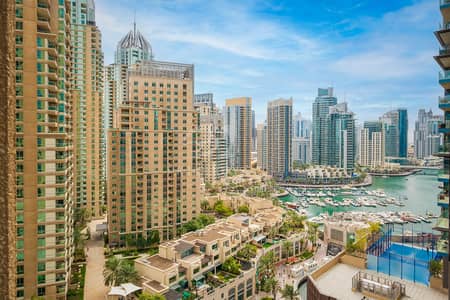 2 Bedroom Apartment for Rent in Dubai Marina, Dubai - Full Marina View | Best Residential Location | Furnished