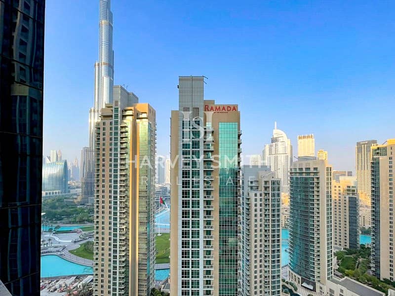 位于迪拜市中心，歌剧院区，第一幕塔楼｜第二幕塔楼，第二幕塔楼 2 卧室的公寓 175000 AED - 8561786