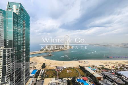 4 Bedroom Apartment for Sale in Jumeirah Beach Residence (JBR), Dubai - Duplex | Sea & Blue Waters View | Vacant