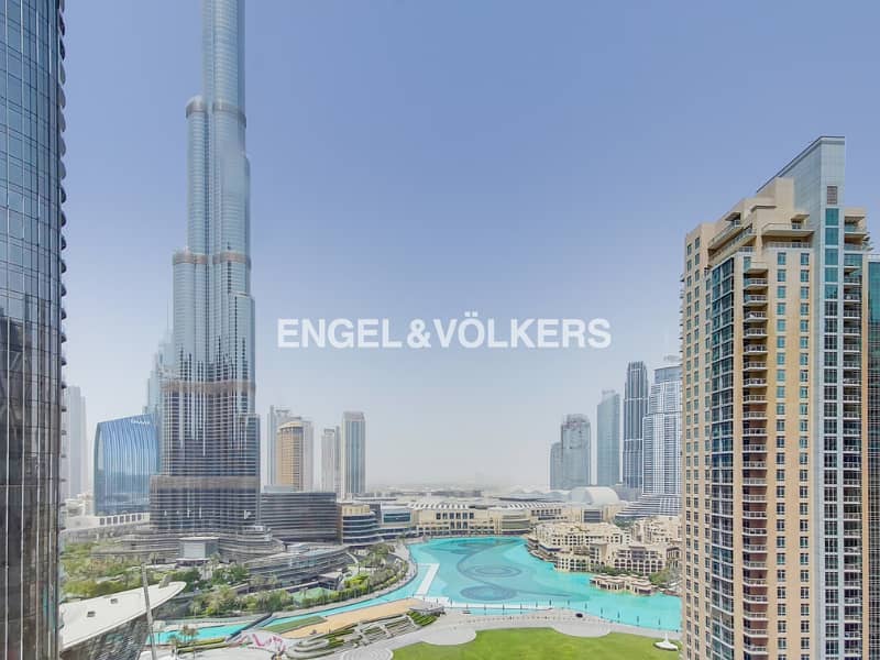 Brand New | Full Burj and Fountain View