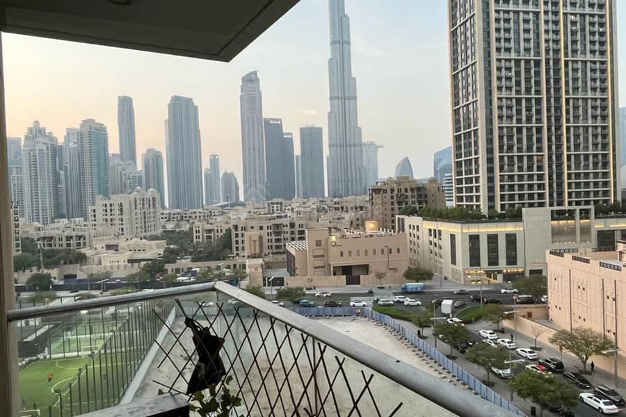 Burj Khalifa View | 2 Balconies | 2 Bed
