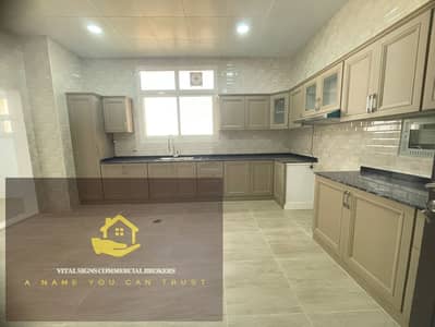 Brand New 3 Bedrooms hall maidroom with 5 Washrooms at First Floor with Elevator in Al Shamkha 90k