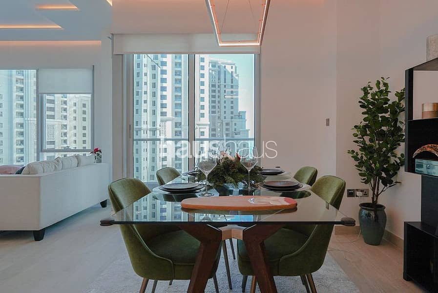 位于迪拜码头，滨海长廊公寓，德尔菲娜大厦 2 卧室的公寓 245000 AED - 8566278