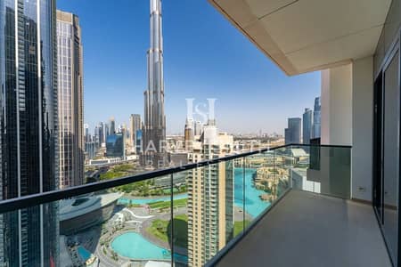 3 Bedroom Flat for Rent in Downtown Dubai, Dubai - Burj-Fountain Views | Large Layout | High Floor
