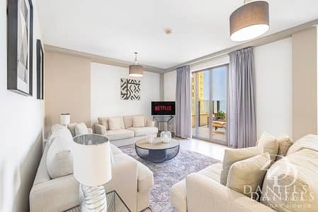 2 Bedroom Apartment for Rent in Jumeirah Beach Residence (JBR), Dubai - Sea View 2 BR in Murjan Dubai Marina
