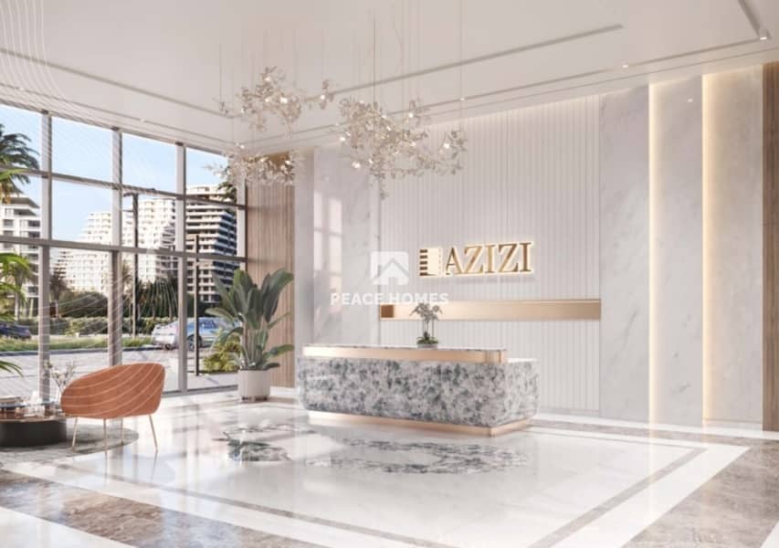 位于迪拜南部街区，Azizi Venice 2 卧室的公寓 1700000 AED - 8569451