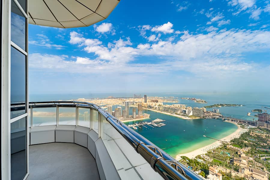 位于迪拜码头，精英公寓 4 卧室的顶楼公寓 19500000 AED - 8570138