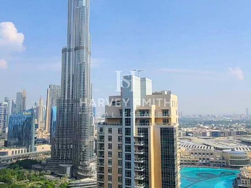 Stunning Burj View | High Floor | Available Now