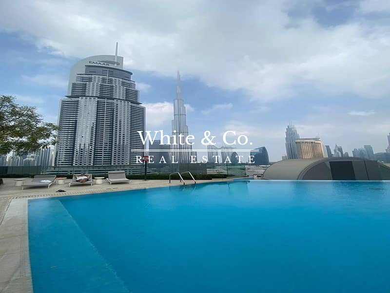 Largest layout 1 Bed+Study | Burj K View | furnished