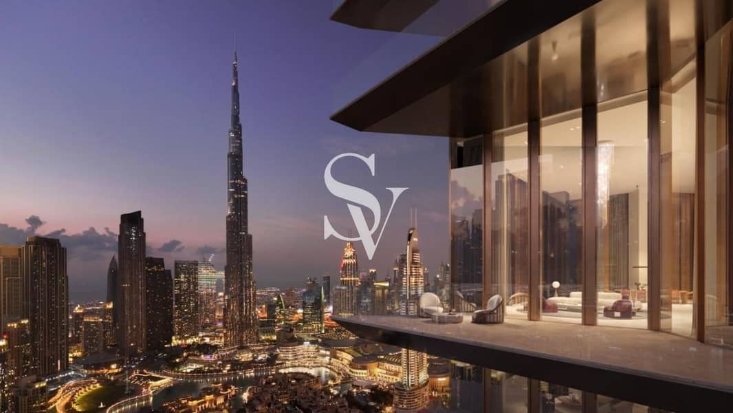 位于迪拜市中心，百家乐酒店及公寓 5 卧室的顶楼公寓 175000000 AED - 8575574