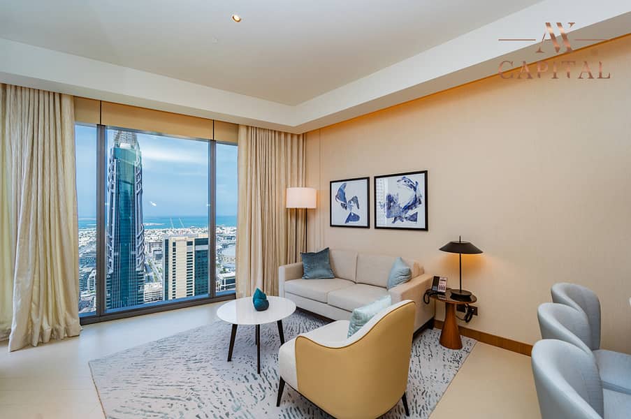 位于迪拜市中心，迪拜歌剧院谦恭公寓，The Address Residences Dubai Opera Tower 1 2 卧室的公寓 320000 AED - 8576177
