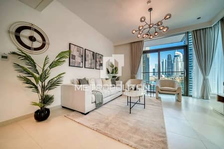 2 Bedroom Flat for Rent in Downtown Dubai, Dubai - Burj Khalifa View | Luxury Furnished | Mid Floor