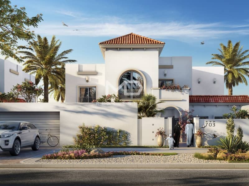 6BR Corner Villa | Mediterranean | Premium Living