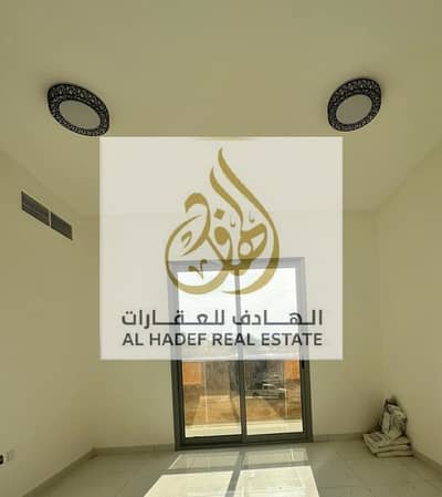 A room and an annual hall in Ajman, close to Ajman Court, the first inhabitant, a very excellent location, 2 bathrooms with balcony