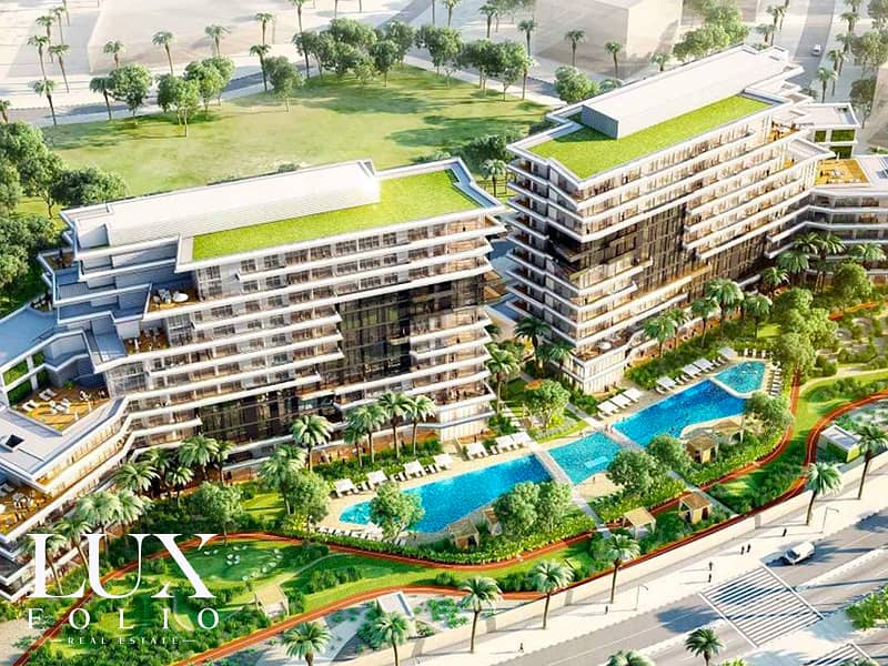 位于阿尔贾达法住宅区，迪拜健康城2区，凯宾斯基溪畔公寓 的公寓 2500000 AED - 8578667