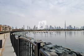Full Dubai Skyline and Water View | Large Plot