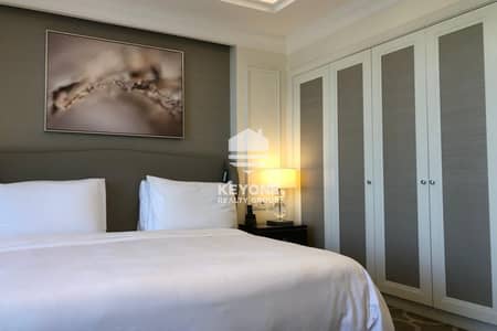 شقة فندقية 1 غرفة نوم للايجار في وسط مدينة دبي، دبي - طابق مرتفع | إطلالة مذهلة على المدينة | حافظ بشكل جيد
